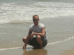 our son, Michael, Padre Island, August, 2014 