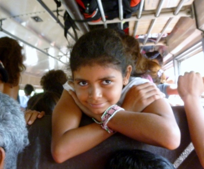 Ana and a beautiful smile - on the way to Playa Gigante ,Nicaragua