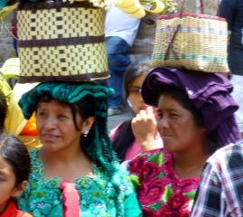Mayan women in Antigua,Guatemala