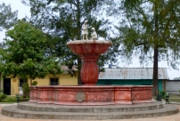 An unused fountain. Water is scarce in San Juan del Obispo