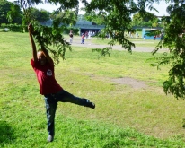 swinging on a branch - Granada, Nicaragua