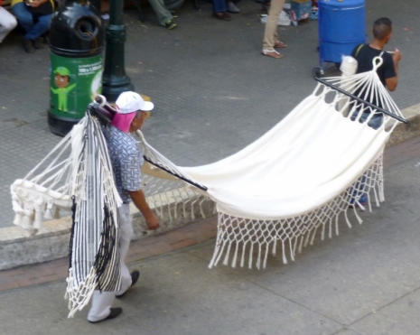 street vendor in old city of Cartagena