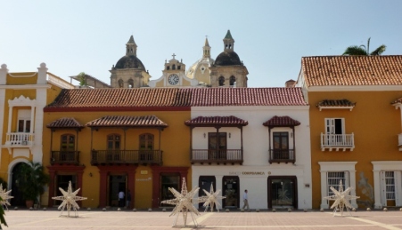 Square near the Clock Tower, Cartagena