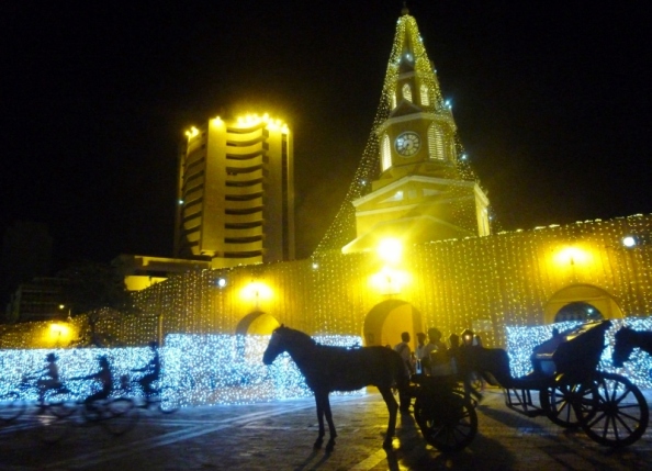 Clock Tower and carriage, Cartagena