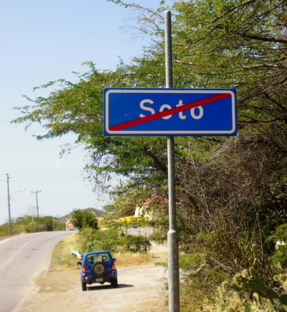 Leaving the town of Soto