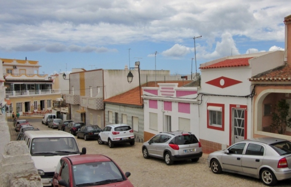 streets in Alvor, Portugal