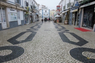 cobblestone design, Lagos, Portugal